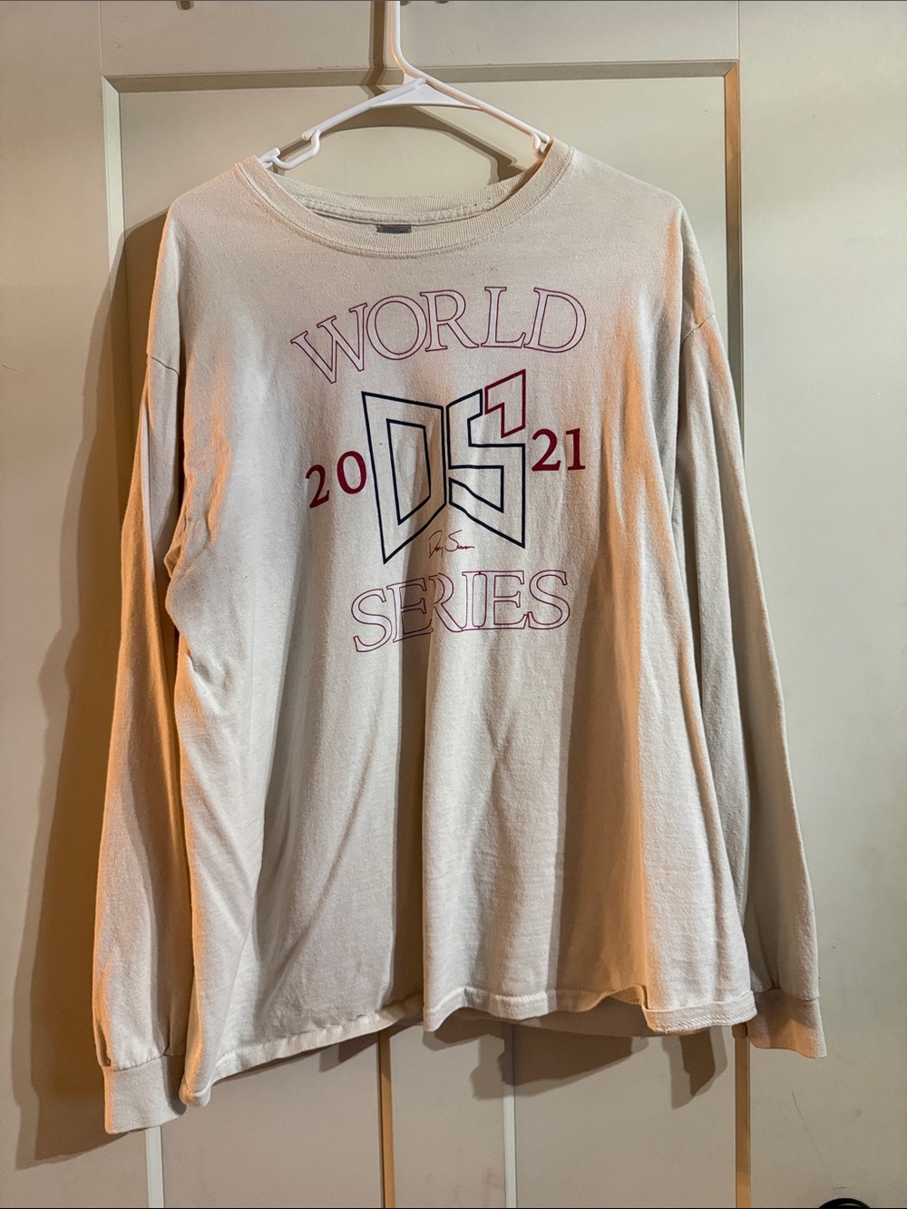 World Series 2021 Long Sleeve Tee - Cream